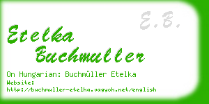 etelka buchmuller business card